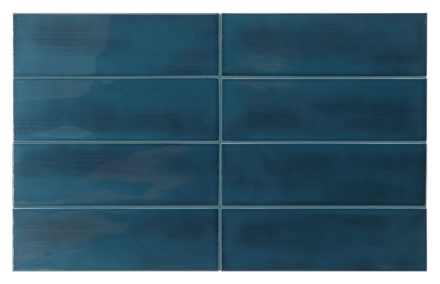 Island Slate Blue ceramic tile with a cool matte finish perfect for modern walls or accents