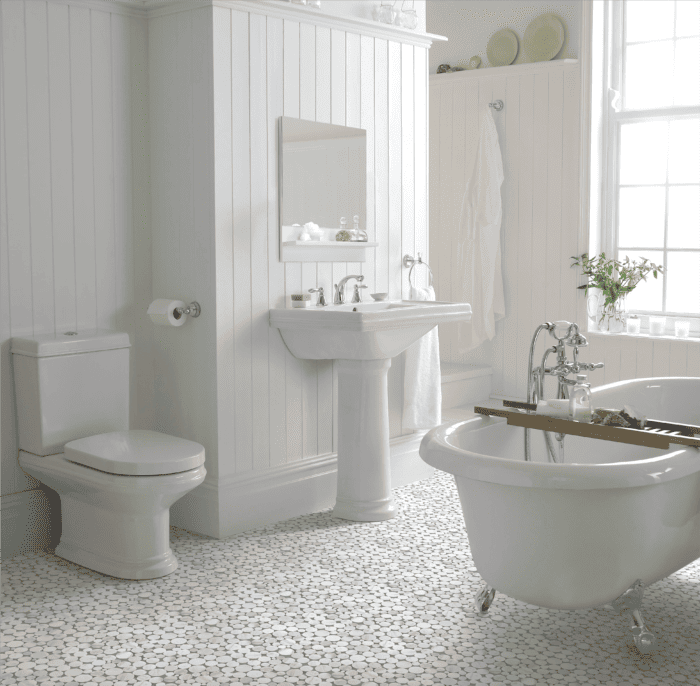 Statuario marble circle mosaic with timeless beauty for upscale tile and stone designs