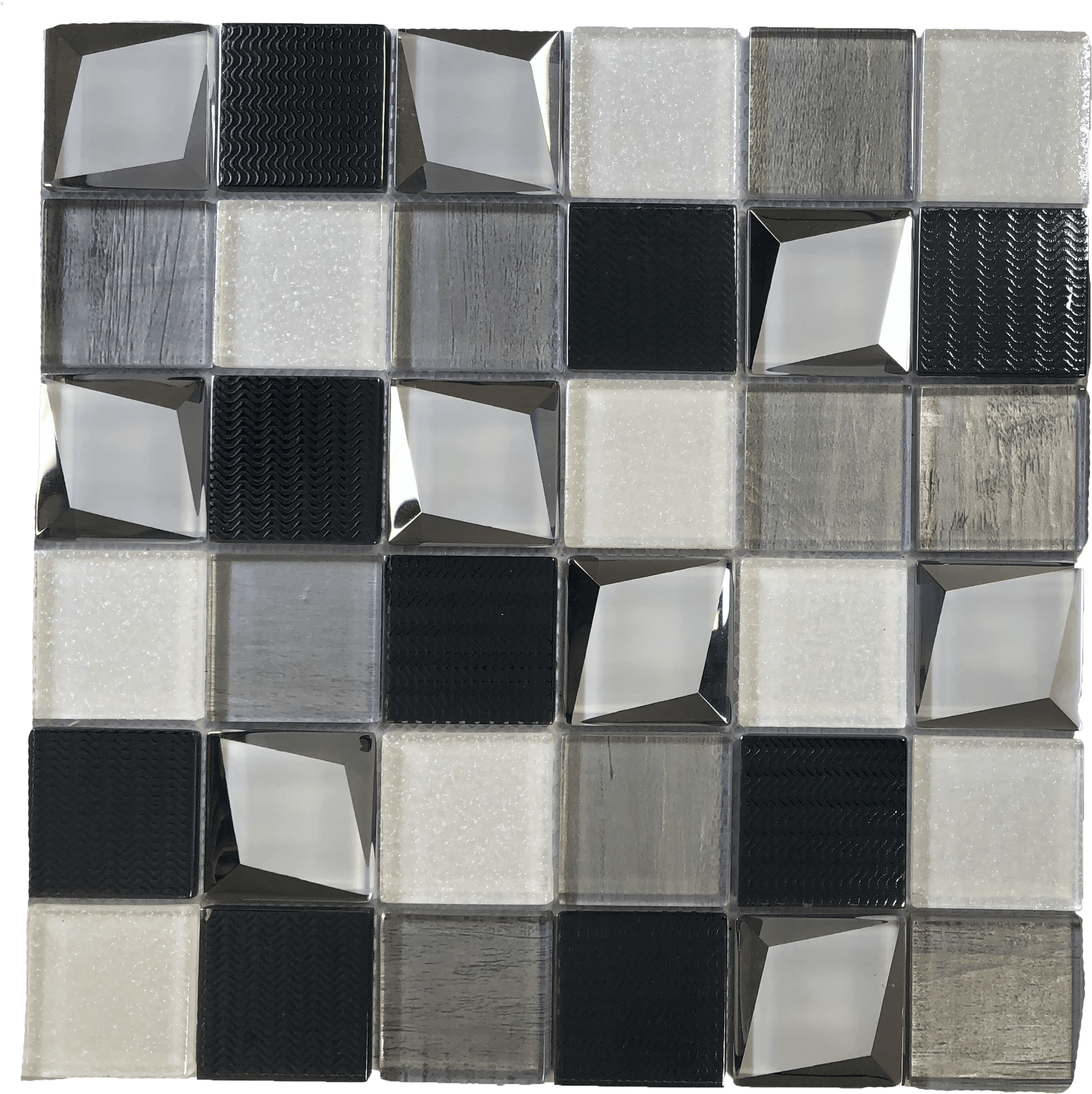 Midtown Lights mosaic tile with glass shimmer for stylish kitchen or bath design