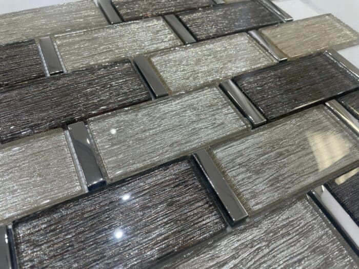 Oversized Piacenza XL mosaic makes a bold visual statement in large spaces.