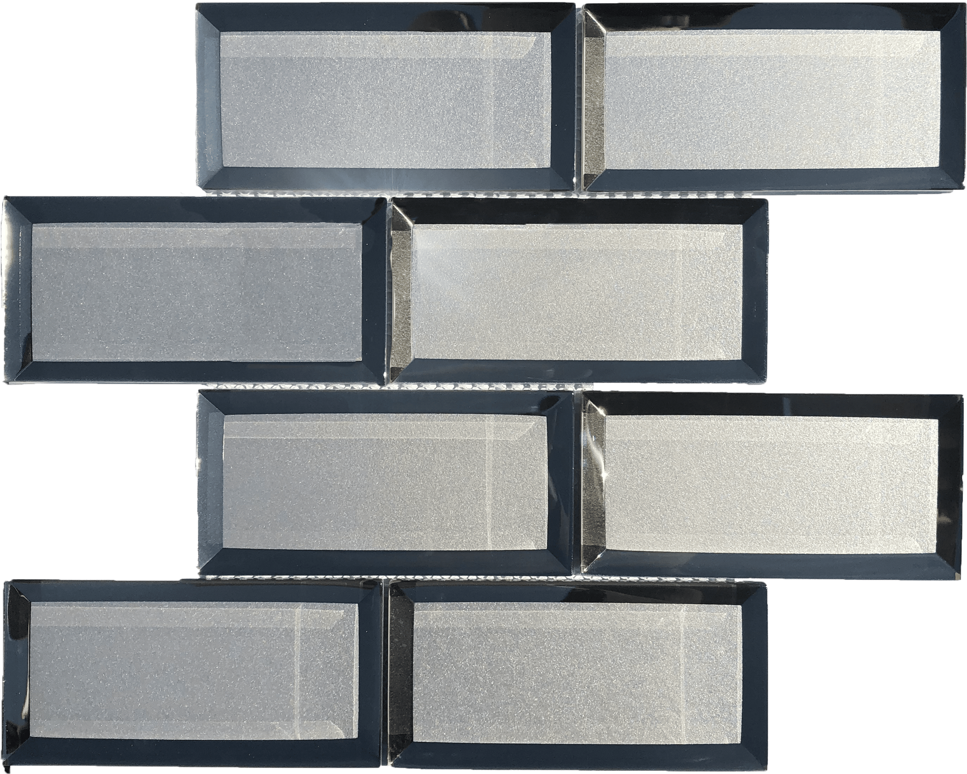 Rimini Large Brick mosaic delivers oversized linear tiles with luxe stone appeal.