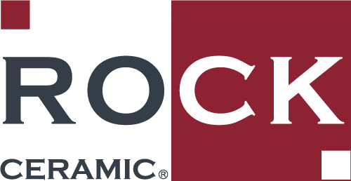 Rock Ceramic official logo – proud distributor at mosaic and tile depot store locations.