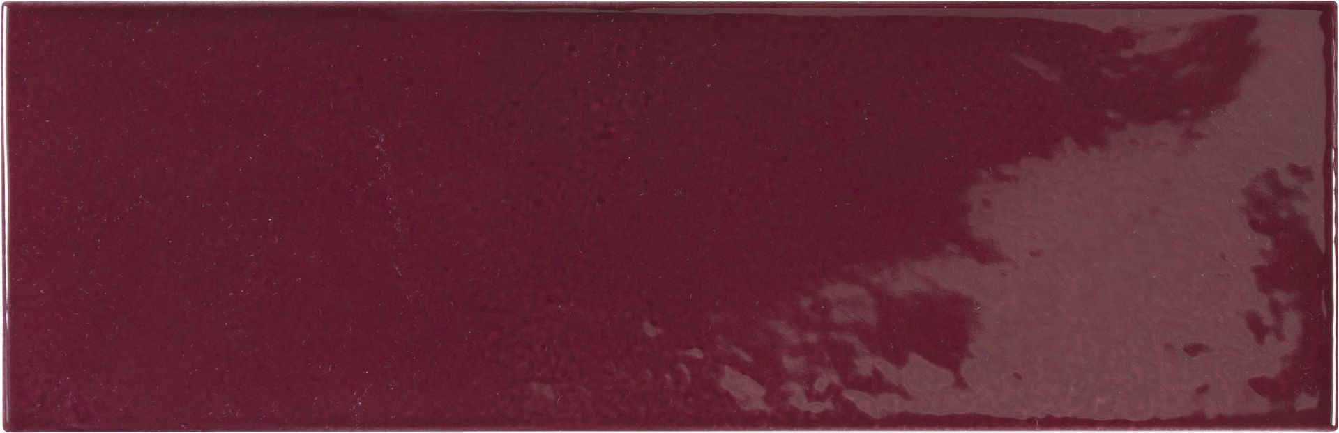 Village Aubergine tile with deep purple hue ideal for artistic wall installations