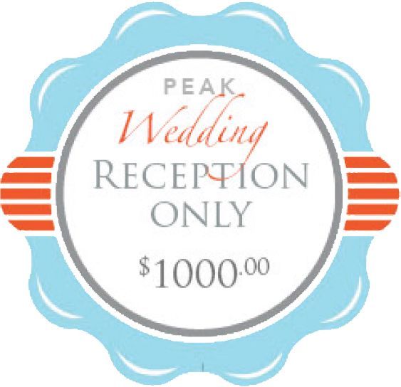 Peak Wedding Reception Only