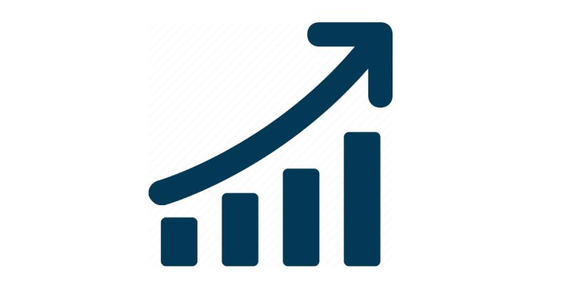 Icon of a graph going up