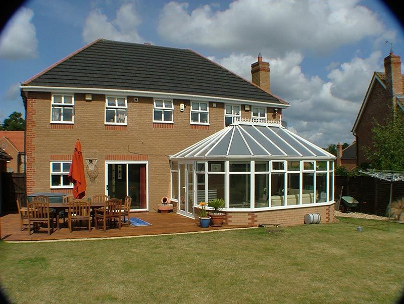 Large Conservatory on Brick House in Norwich, Norfolk