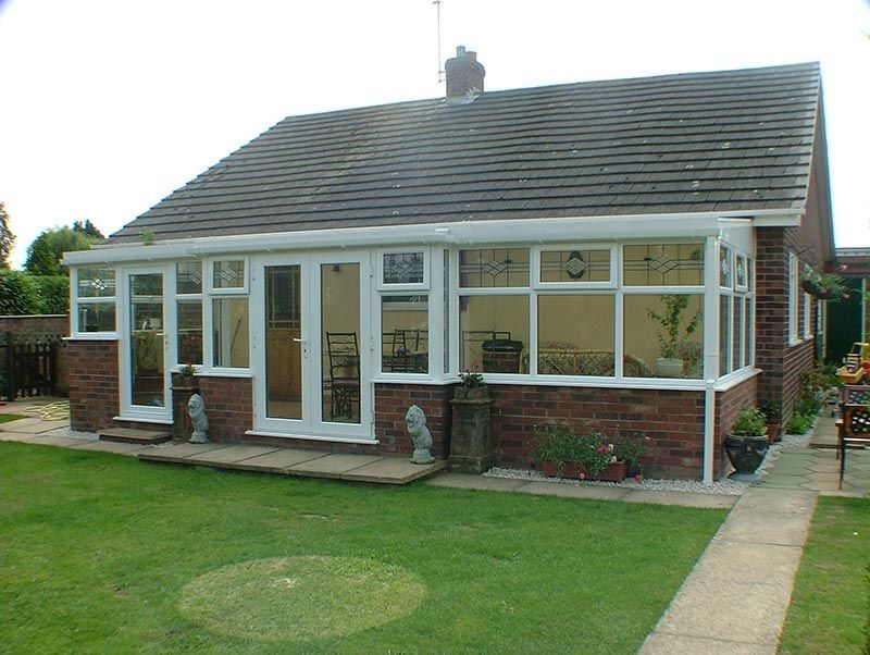 Leaded Glass Window Details in Norfolk Conservatory