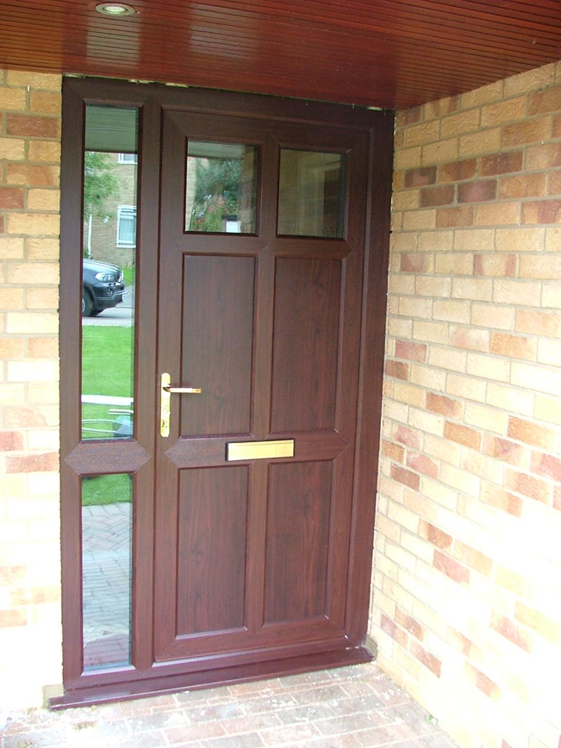 Classic Dark Wooden Composite Door in Great Yarmouth, Norfolk