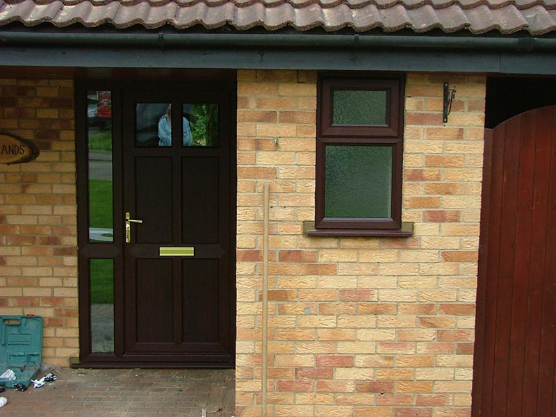 Dark Brown Front Door in Great Yarmouth, Norfolk