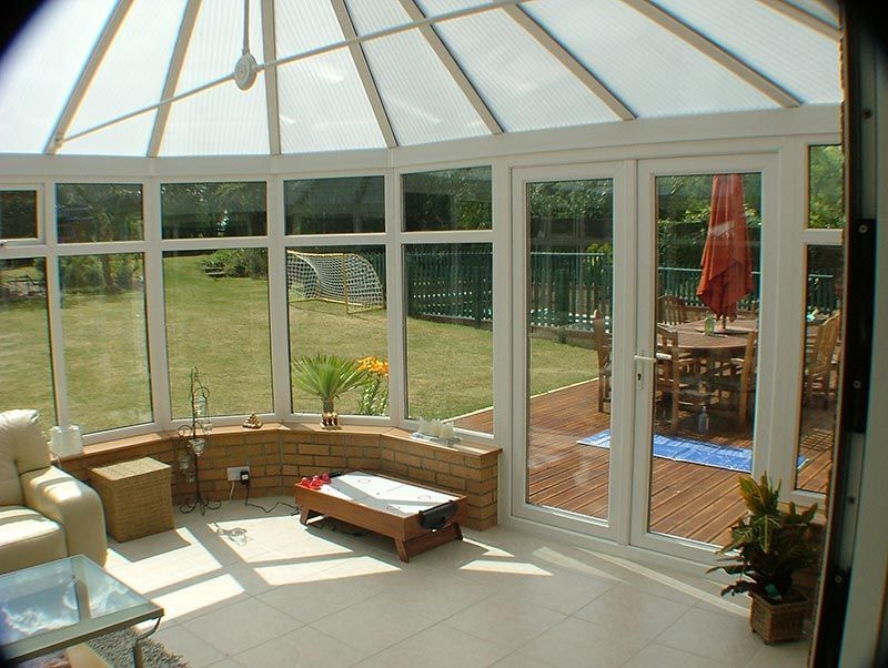 View from Inside of Conservatory in Norwich, Norfolk