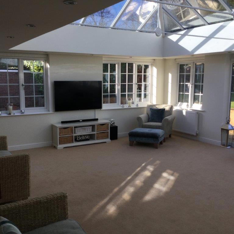 Interior of Carpeted Orangery in Great Yarmouth, Norfolk