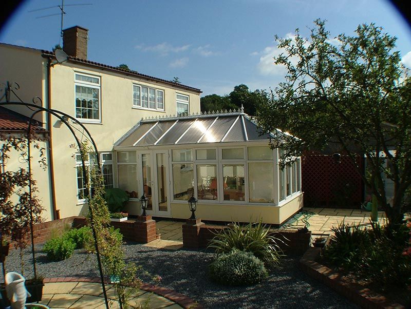 Consevatory with Foil Roof Inserts in Norfolk