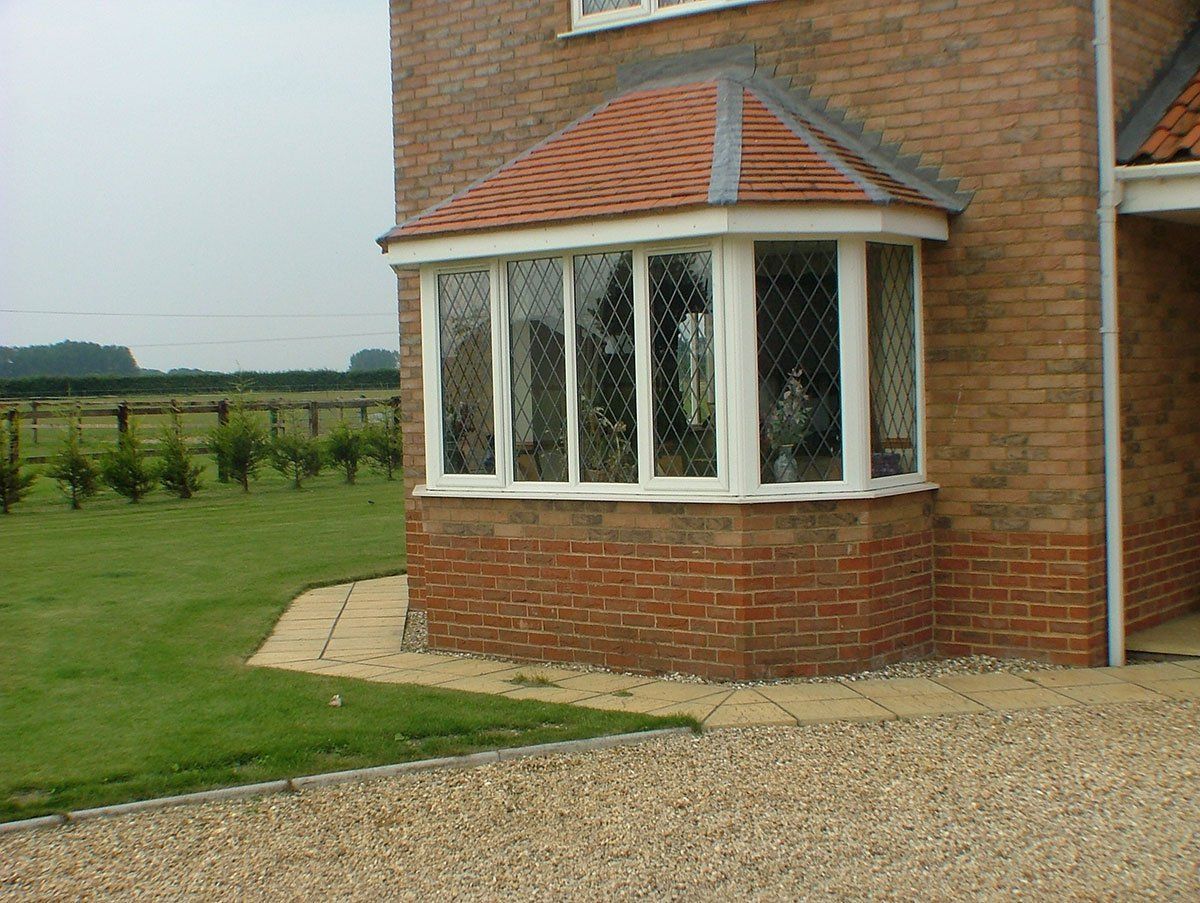 White uPVC Bay Window Fitted on Norfolk Home