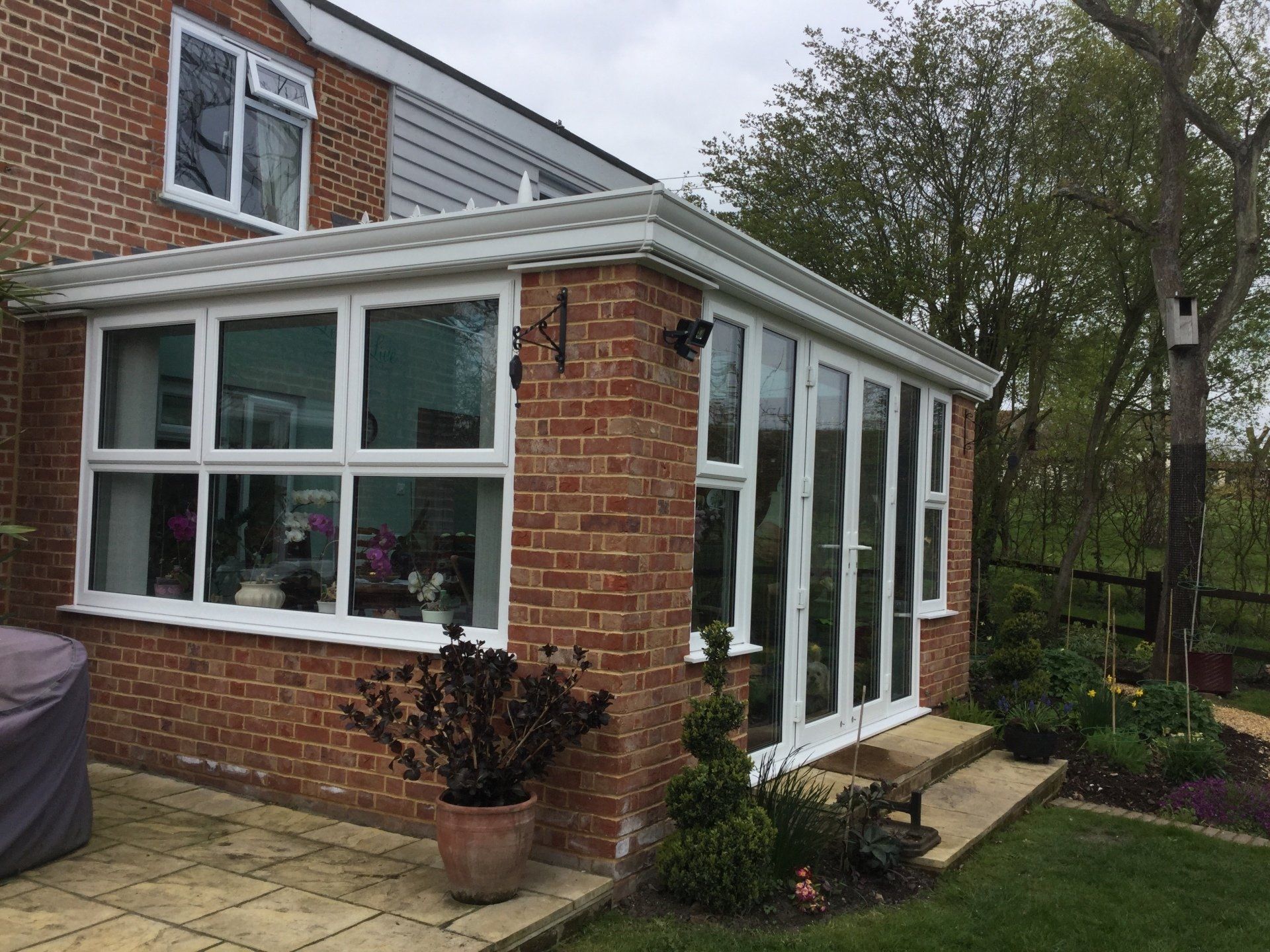 Brick Warm Room with White Trim in Norwich, Norfolk