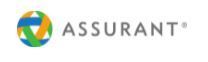 A logo for a company called assurant with a colorful circle in the middle.