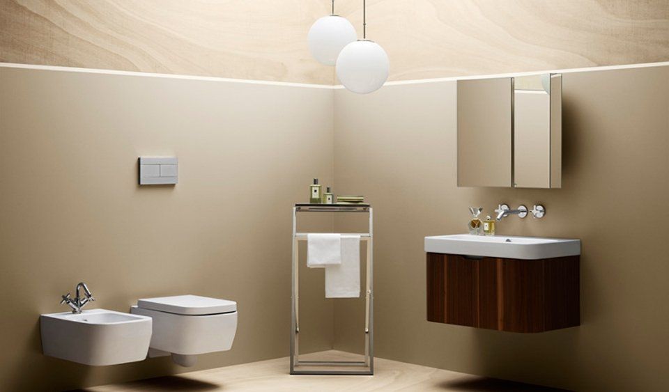 Bagno in toni chiari