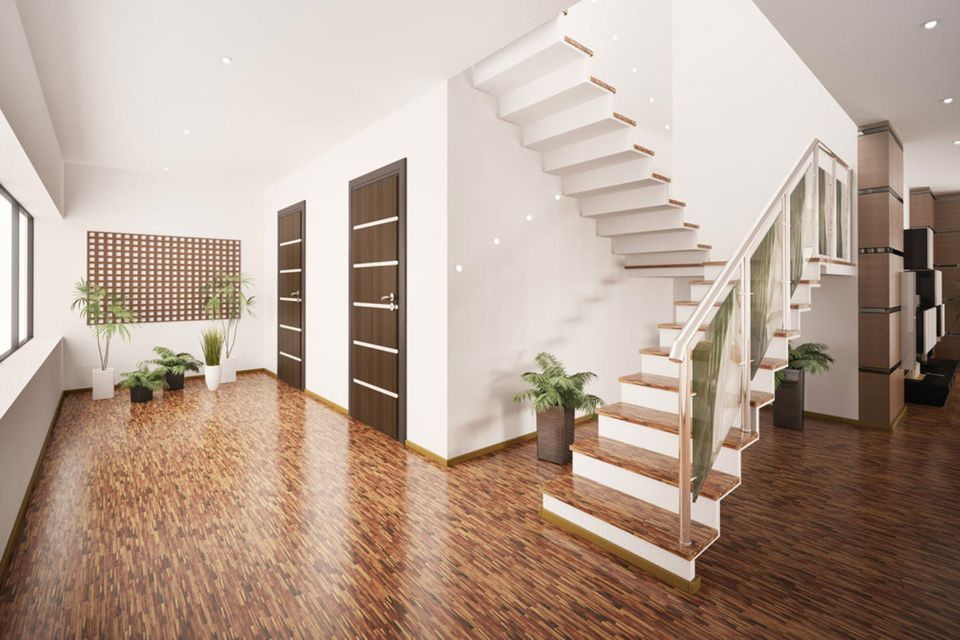 rivestimenti in legno per scale di design