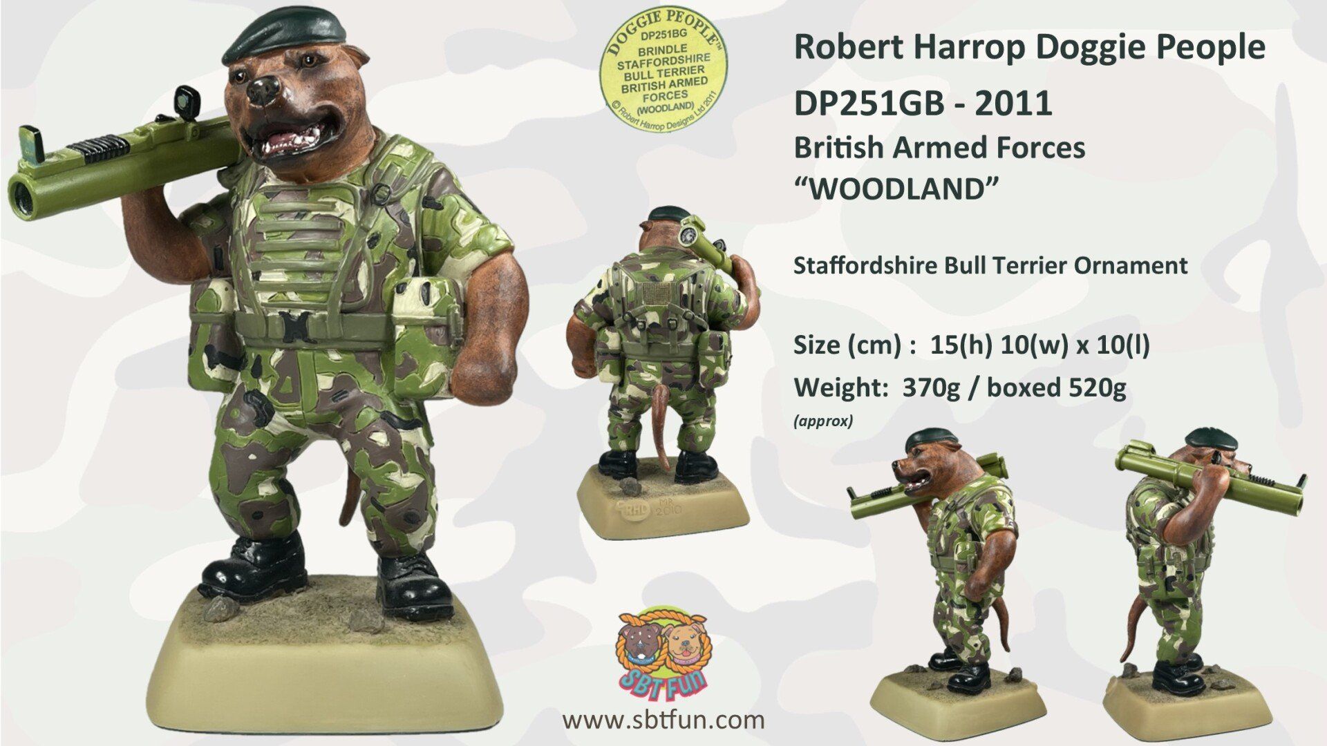 SBT Fun British Armed Forces Woodland by Robert Harrop