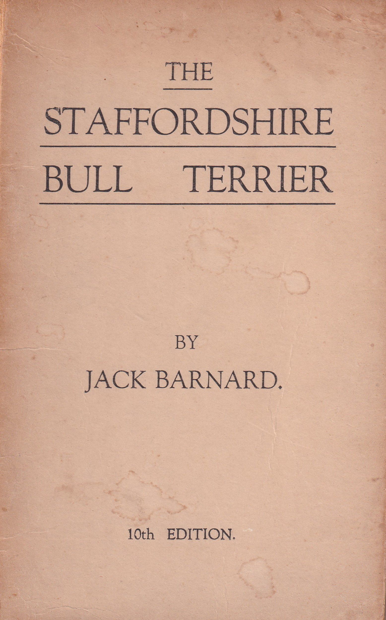 The Staffordshire Bull Terrier by  Jack Barnard