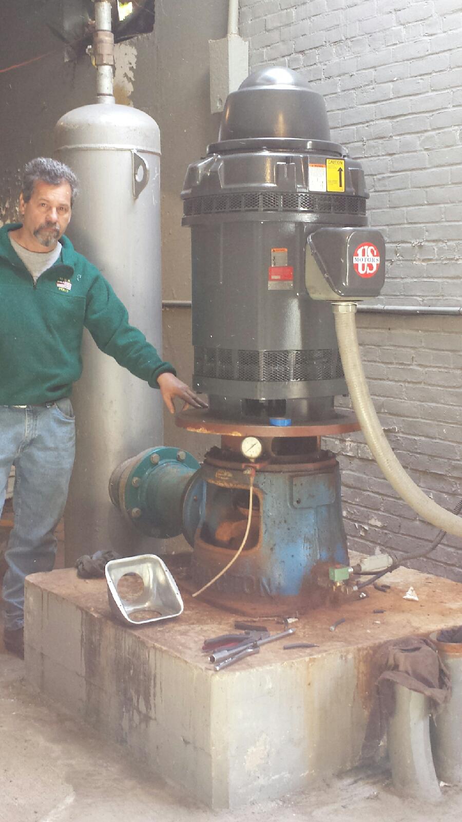 125HP turbine motor installed at Golf Course - Turbine Motor in Copiague, New York