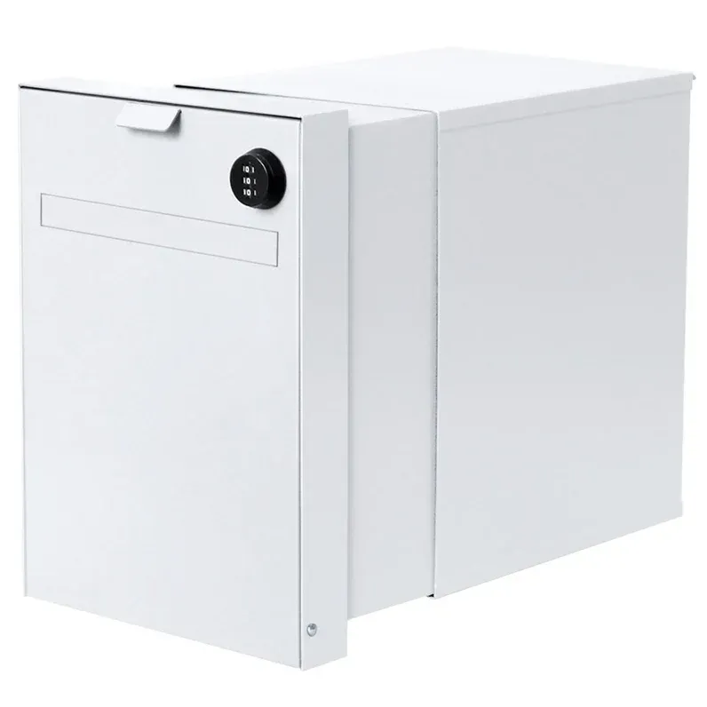 Siena 2 Parcel Brick Letterbox - White — Quality Fences 4 U in Gympie, QLD