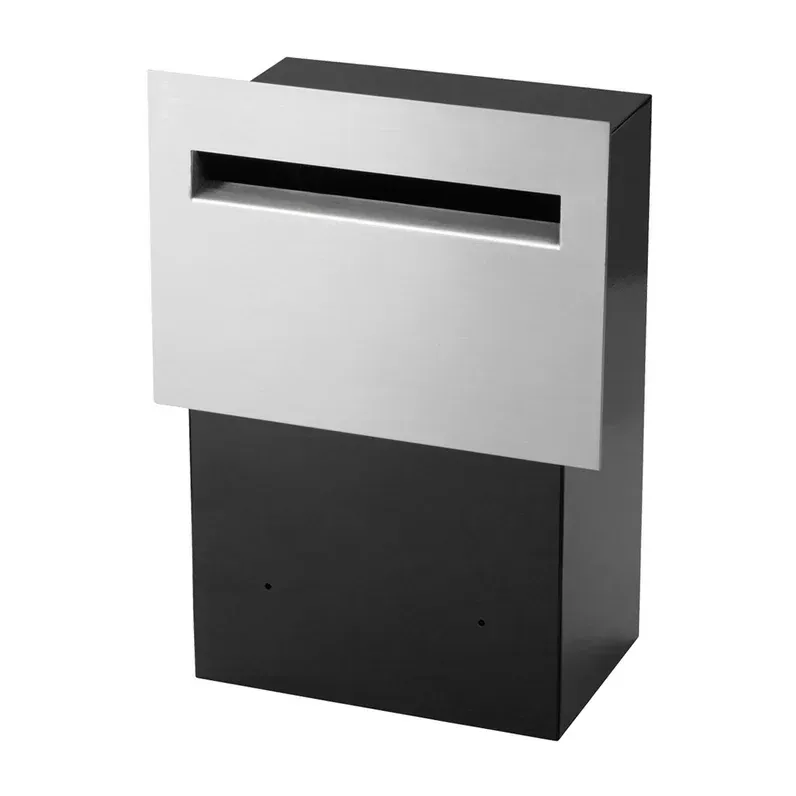 Chelsea Fence Slim Letterbox - Black — Quality Fences 4 U in Gympie, QLD
