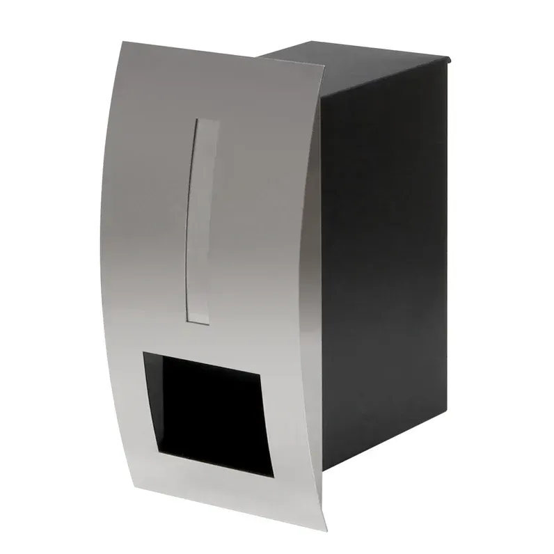 Modena Fence/Brick Letterbox - Black — Quality Fences 4 U in Gympie, QLD