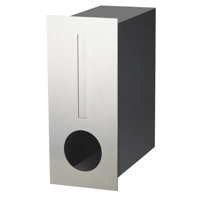 Regent Fence/Brick Letterbox - Charcoal — Quality Fences 4 U in Gympie, QLD