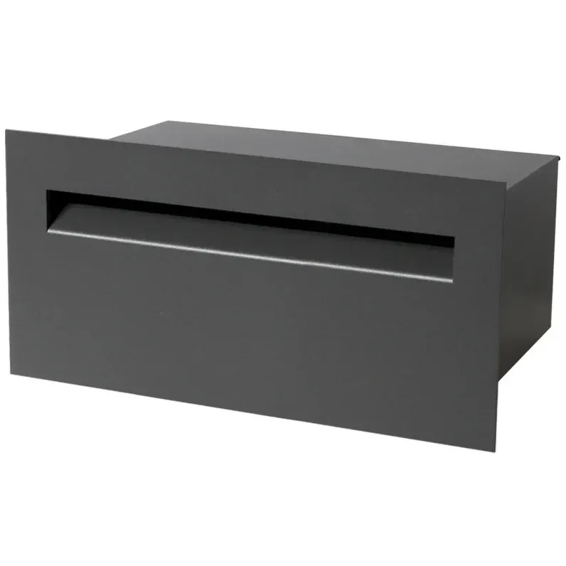 Palazzo A4 Fence Letterbox - Charcoal — Quality Fences 4 U in Gympie, QLD