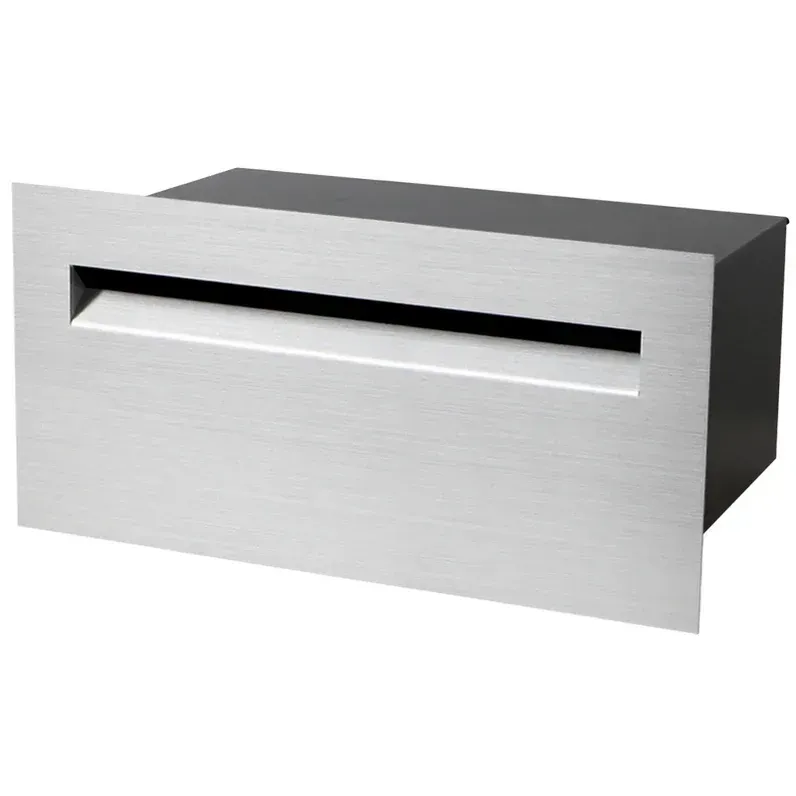 Palazzo A4 Fence Letterbox - Black — Quality Fences 4 U in Gympie, QLD