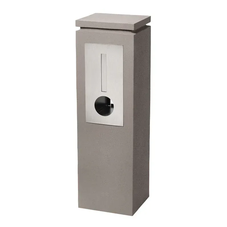 Madrid Pillar Letterbox - Mocca — Quality Fences 4 U in Gympie, QLD