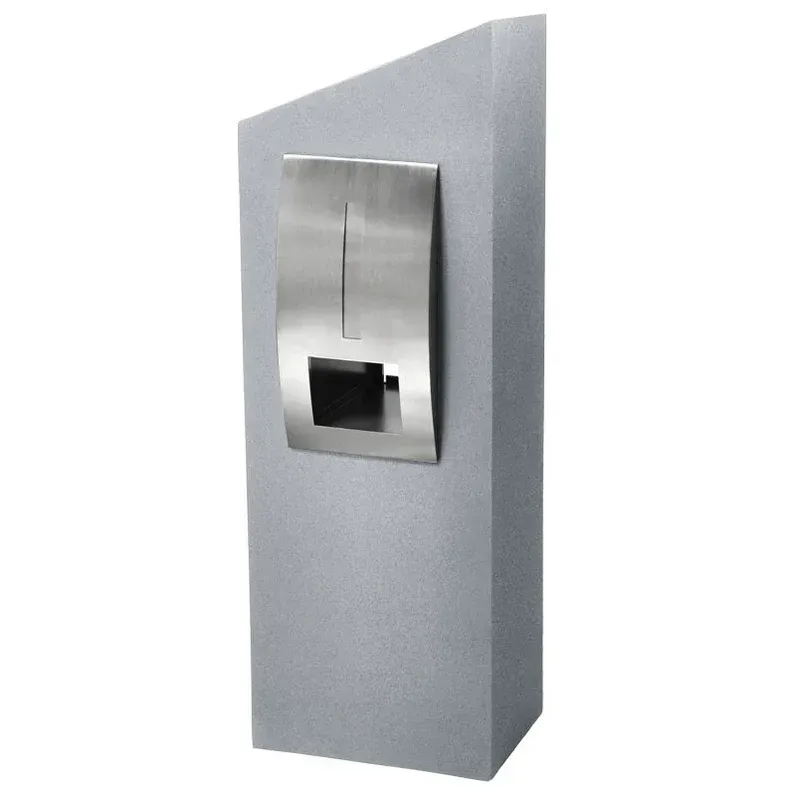 Monaco Pillar Letterbox - Light Grey — Quality Fences 4 U in Gympie, QLD