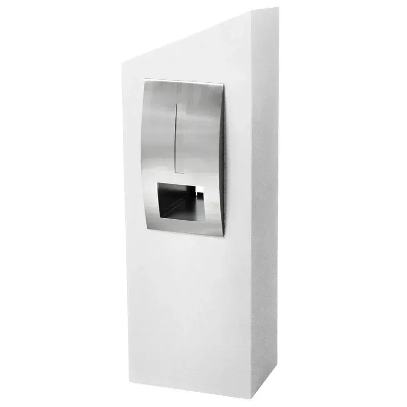 Monaco Pillar Letterbox - White — Quality Fences 4 U in Gympie, QLD