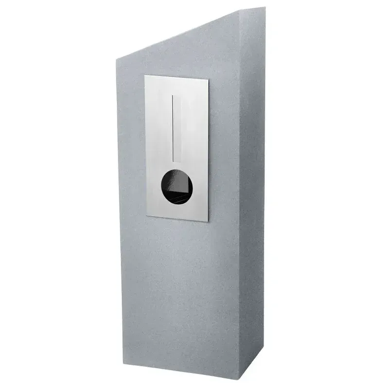 Barcelona Pillar Letterbox - Light Grey — Quality Fences 4 U in Gympie, QLD