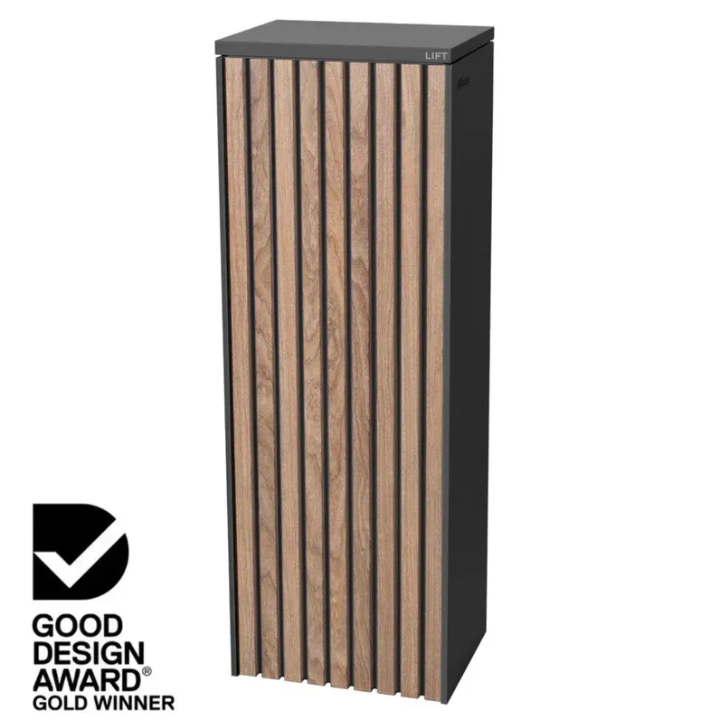 Noosa Parcel Pillar Letterbox - Bark — Quality Fences 4 U in Gympie, QLD