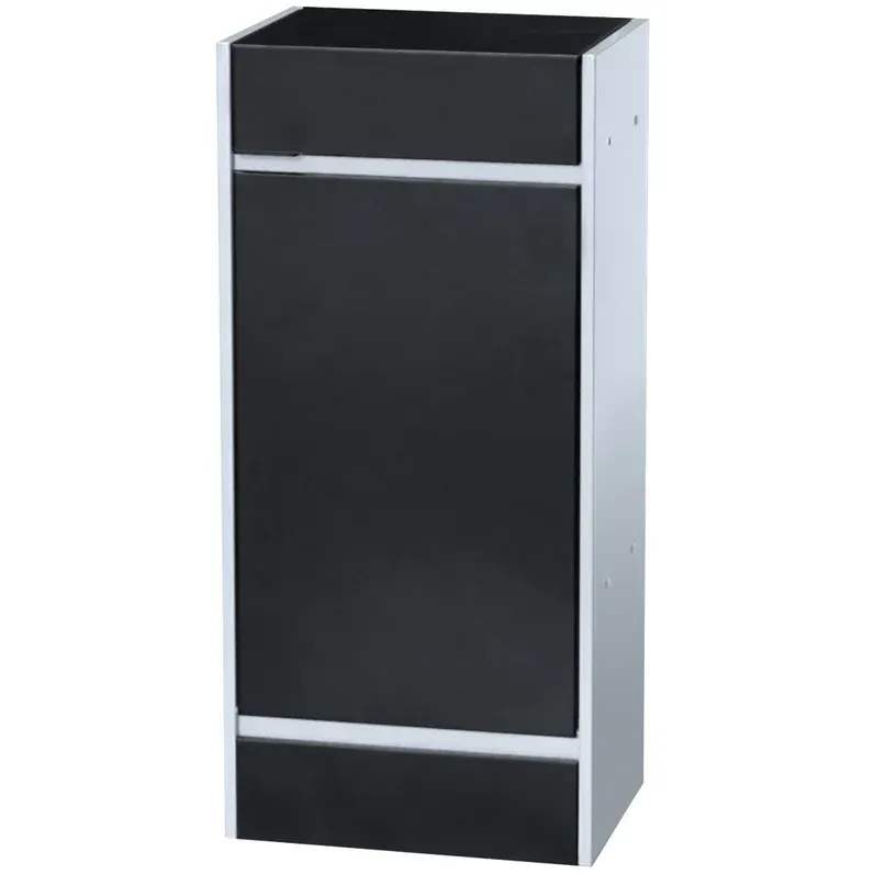 Lisbon Parcel Wall Mount Letterbox - Black — Quality Fences 4 U in Gympie, QLD