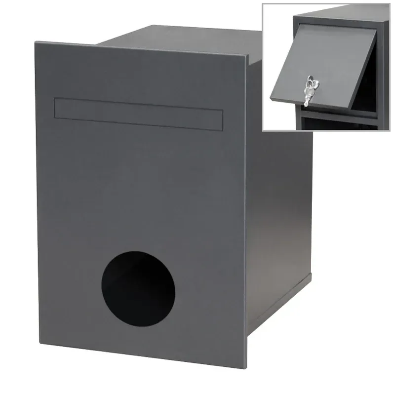 Monza Fence Letterbox - Charcoal — Quality Fences 4 U in Gympie, QLD