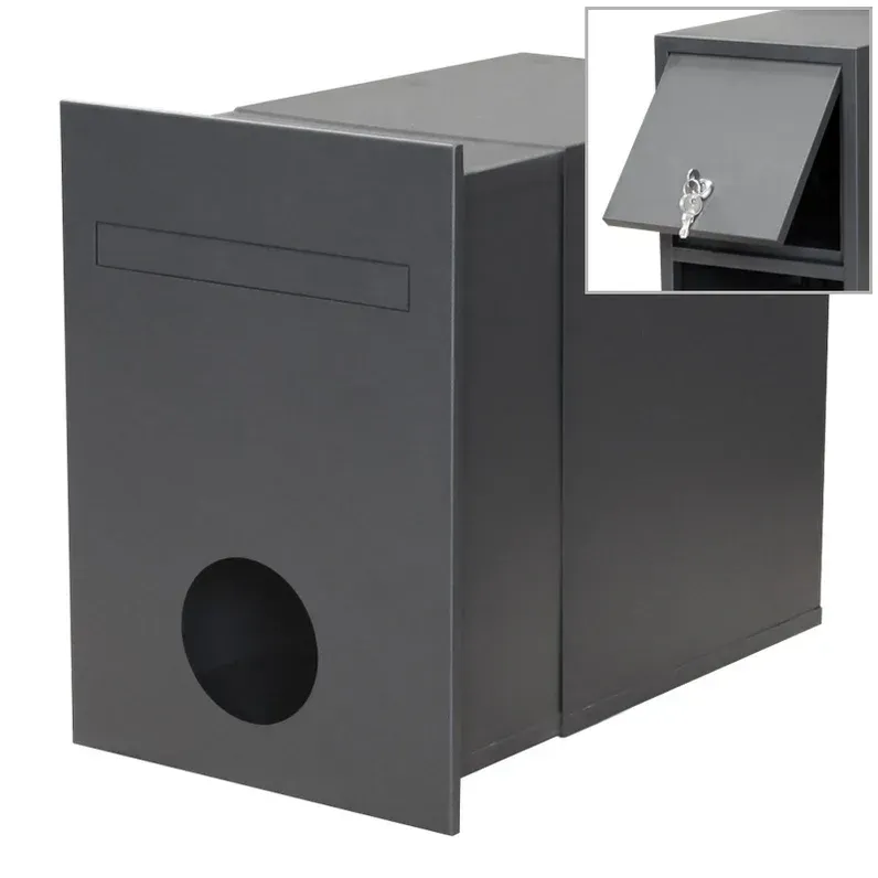 Monza Brick Letterbox - Charcoal — Quality Fences 4 U in Gympie, QLD