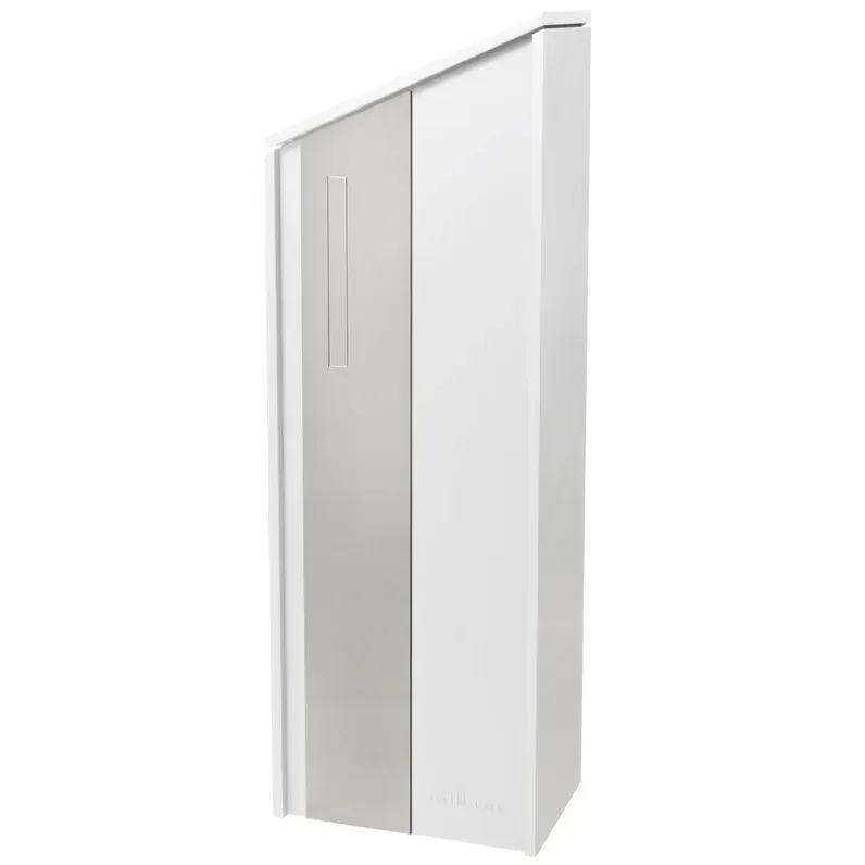 Como Parcel Pillar Letterbox - Stainless Steel - White — Quality Fences 4 U in Gympie, QLD