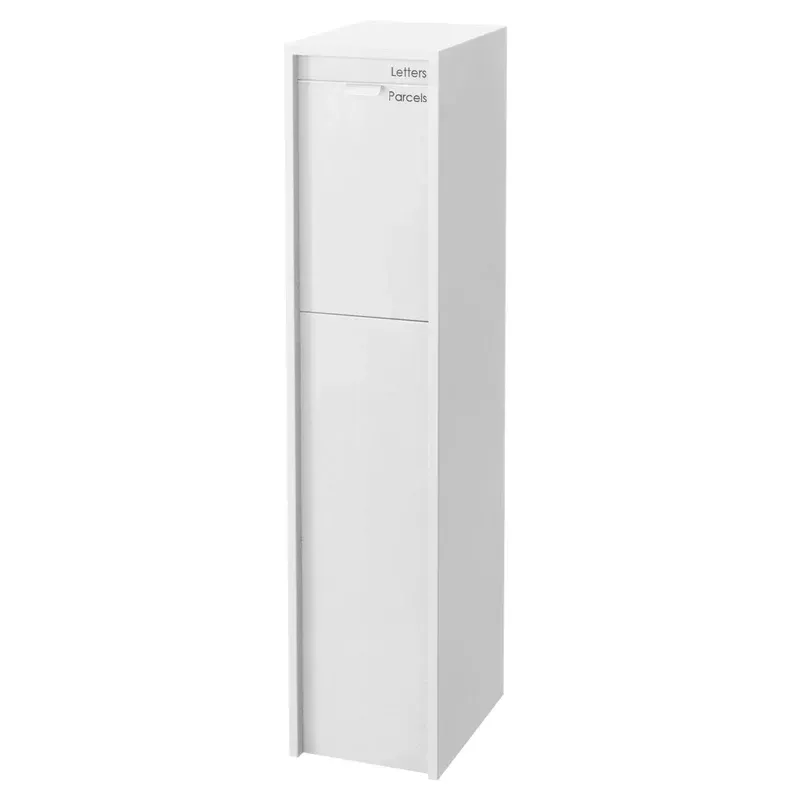 Austin Parcel Pillar Letterbox - White — Quality Fences 4 U in Gympie, QLD