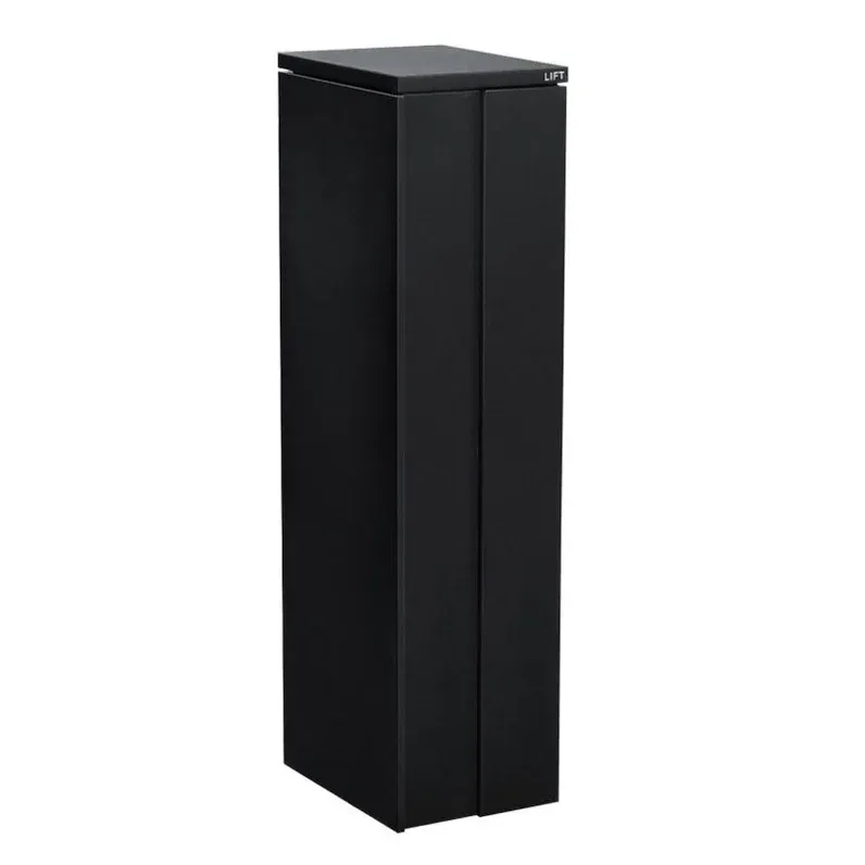 Camden Parcel Pillar Letterbox - Black — Quality Fences 4 U in Gympie, QLD
