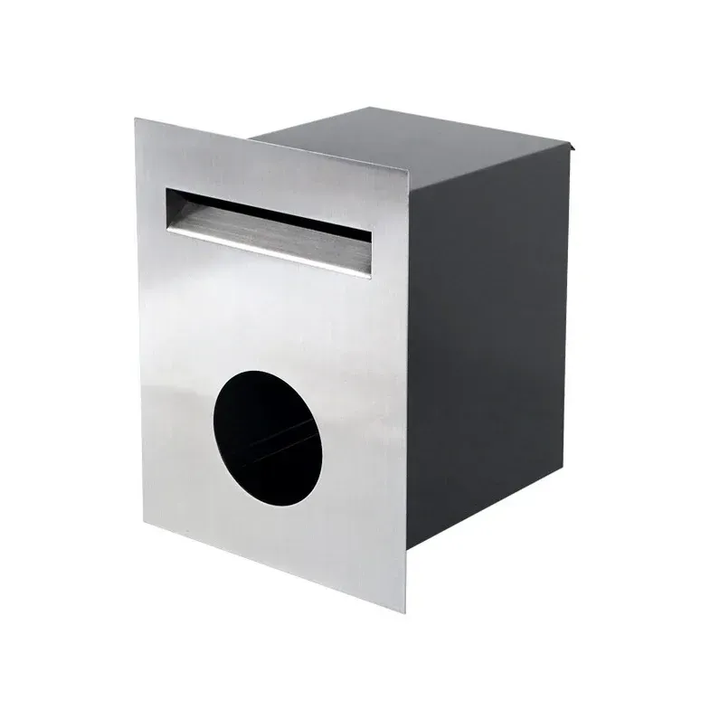 Soho Fence/Brick Letterbox - Charcoal — Quality Fences 4 U in Gympie, QLD