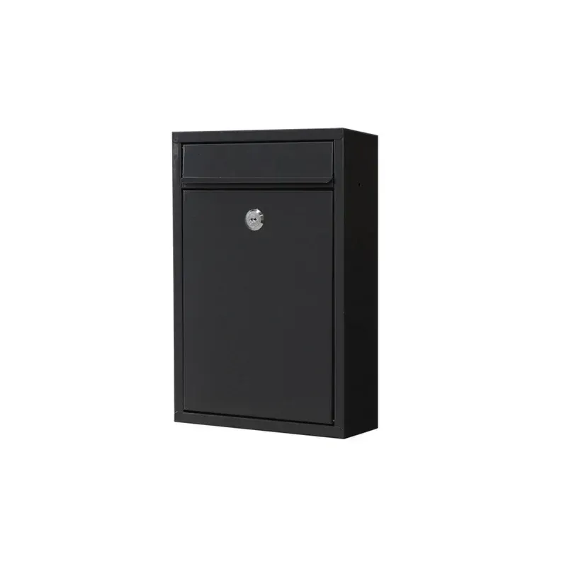 Milton Wall Mount Letterbox - Black — Quality Fences 4 U in Gympie, QLD