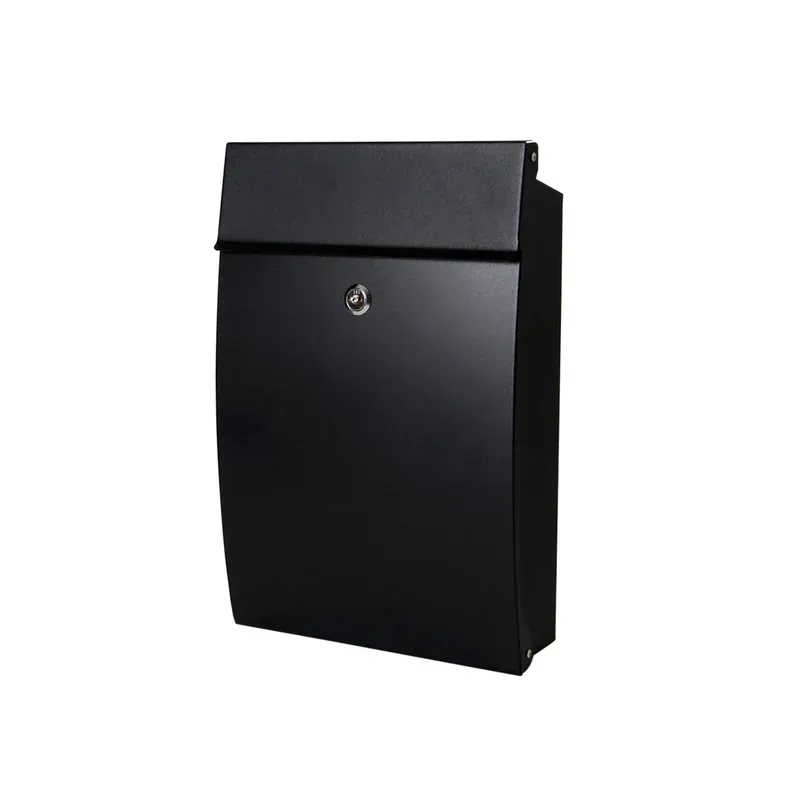 Canterbury Wall Mount Letterbox - Black — Quality Fences 4 U in Gympie, QLD