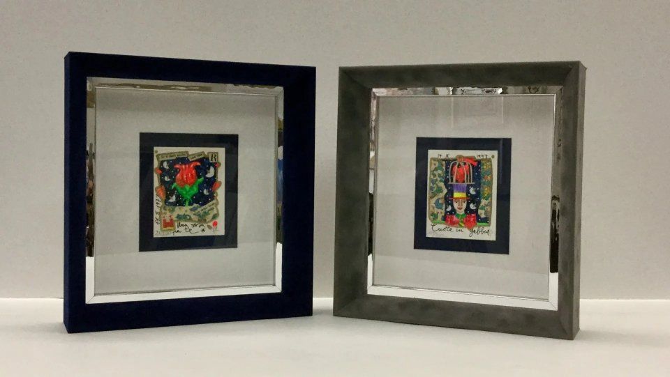 cornici rifinite a mano