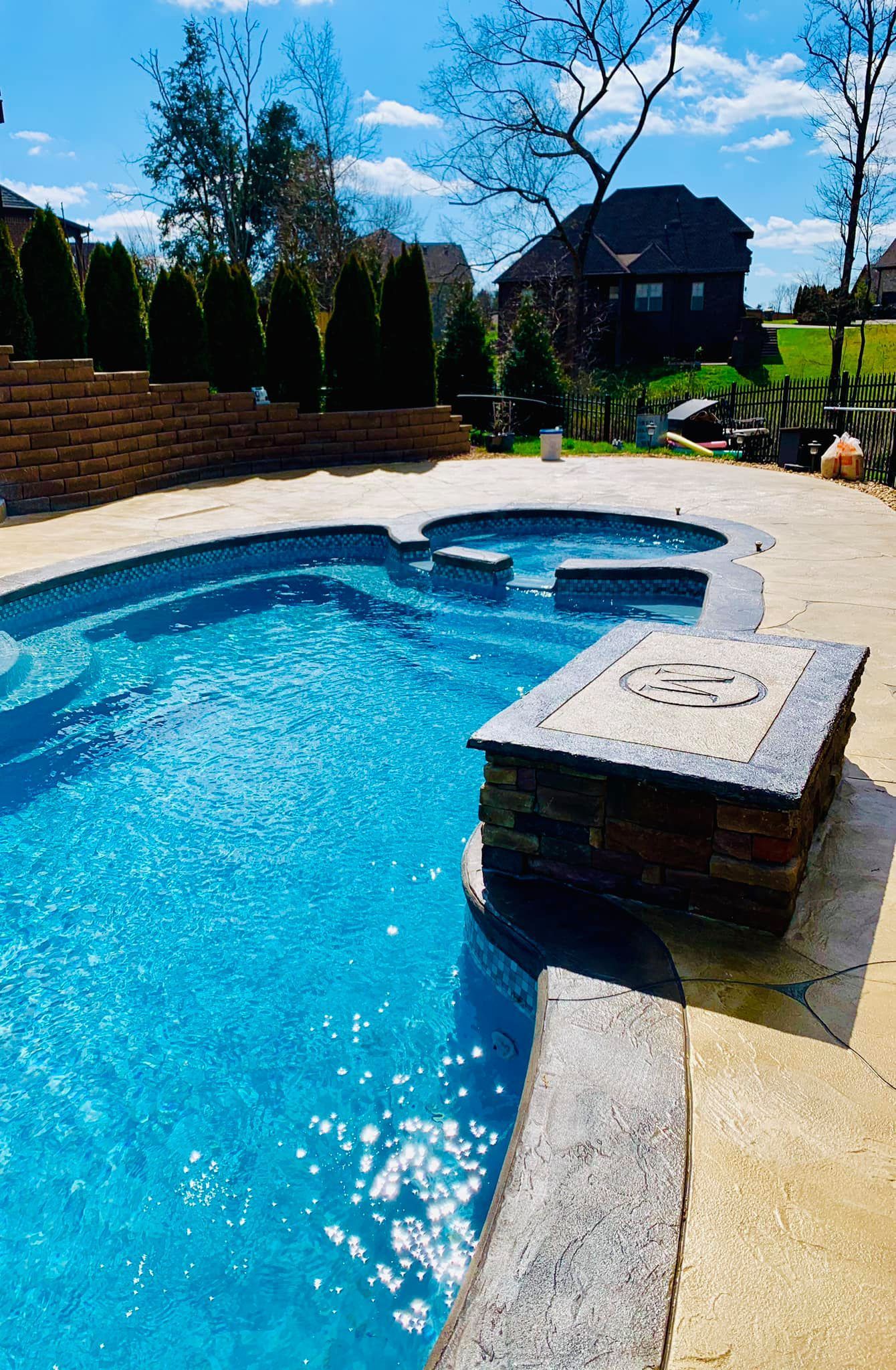 custom concrete initial pool