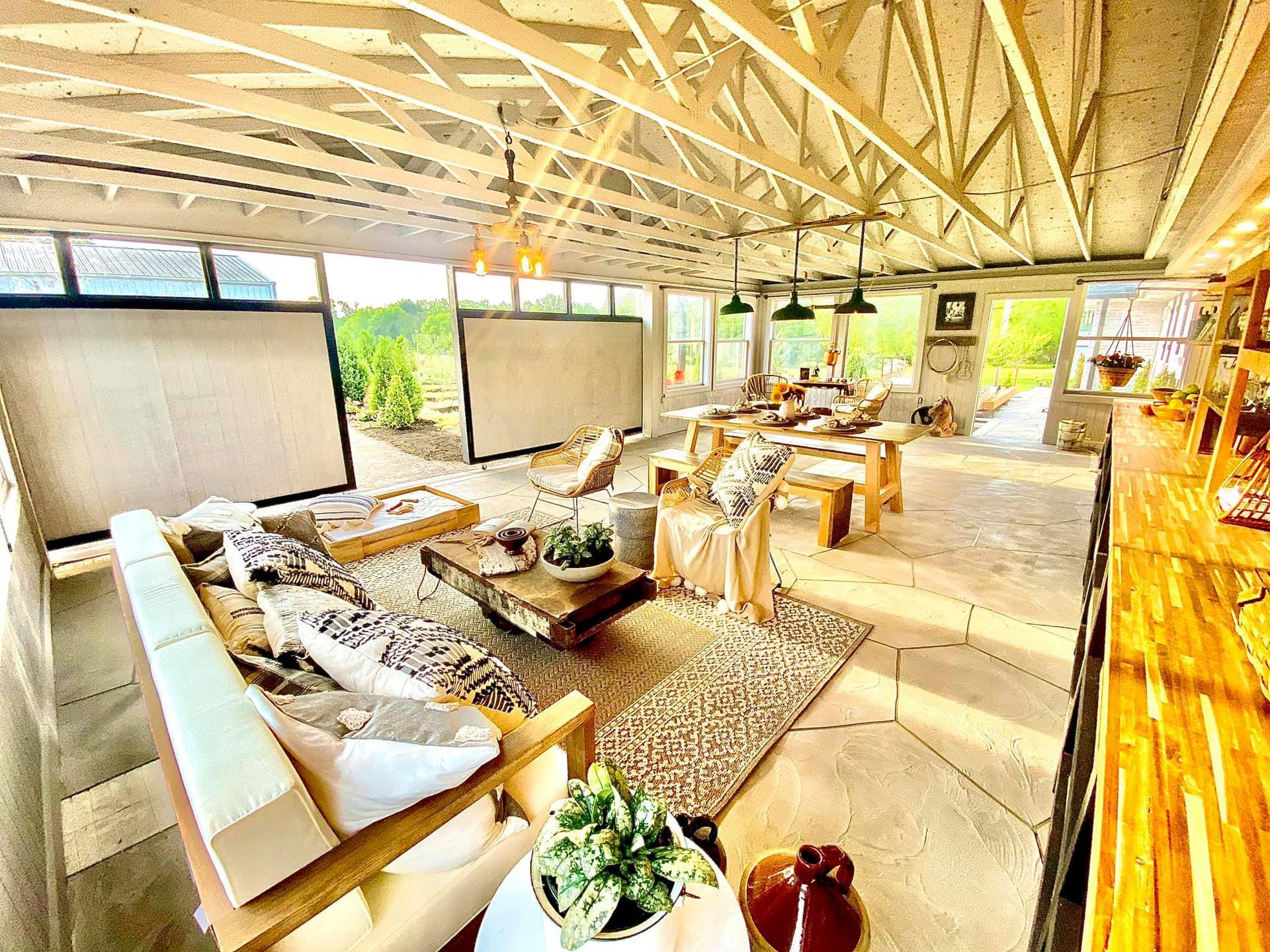 custom concrete patio