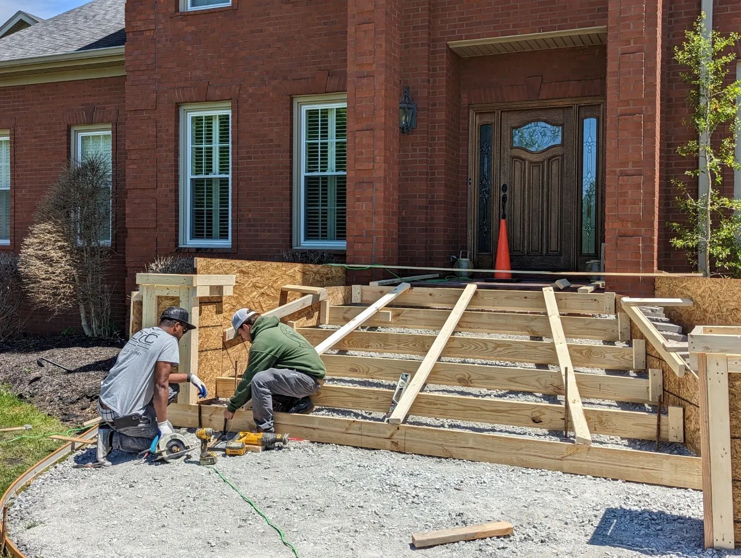 custom concrete porch nashville tn