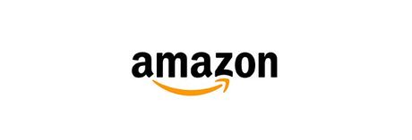 The amazon logo is on a white background.