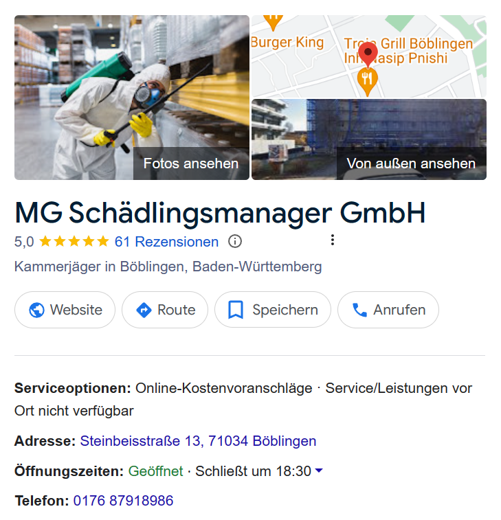 Google Unternehmensprofil SEO